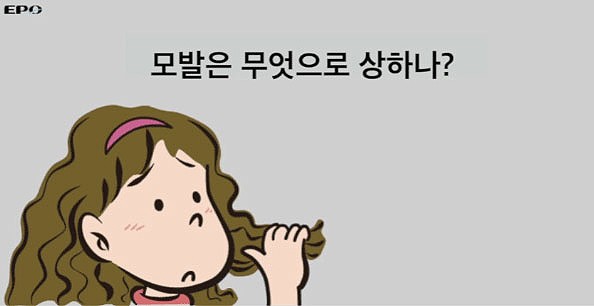 2. 모발은 무엇으로 상하나?